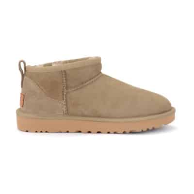 Klassieke Ultra Mini Suède Laars in Antilopekleur UGG , Brown , Dames