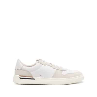 Klassieke Witte Sneakers voor Mannen Hugo Boss , Multicolor , Heren