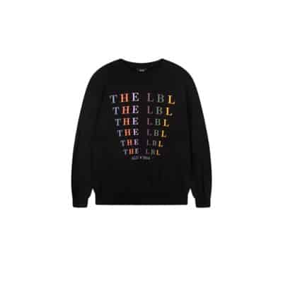 LBL Logo Sweater Alix The Label , Black , Dames