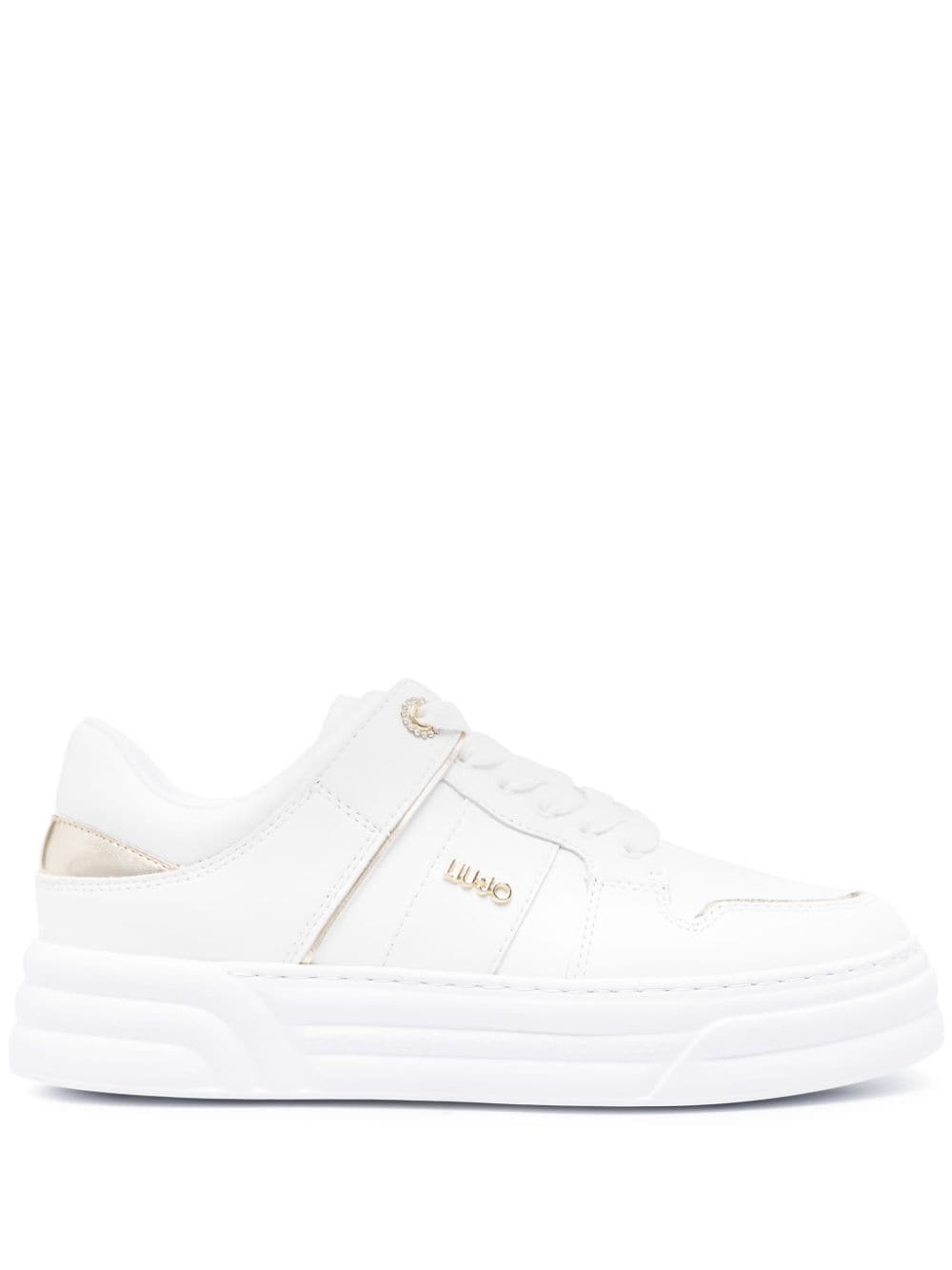 LIU JO Cleo sneakers met plateauzool - Wit