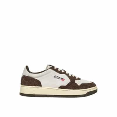 Lage Sneakers in Vintage Stijl uit de jaren 1980 Autry , Brown , Heren