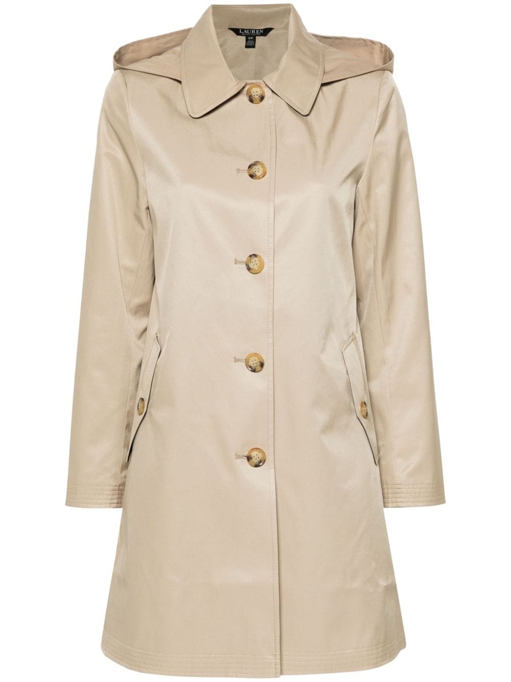 Lauren Ralph Lauren Jas met enkele rij knopen - Beige