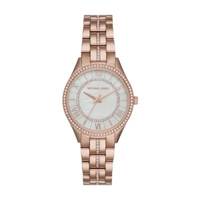 Lauryn Roségouden Armbandhorloge Michael Kors , Pink , Dames