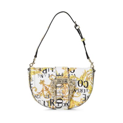 Lente/Zomer Cross Body Tas Versace Jeans Couture , White , Dames