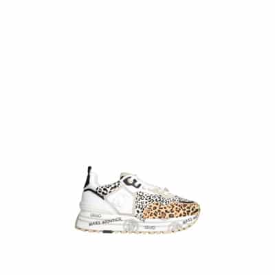 Leopard Pony Hair Sneakers Liu Jo , Multicolor , Dames