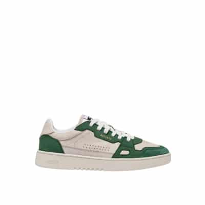 Leren Sneakers met Contrast Overlays Axel Arigato , Green , Heren