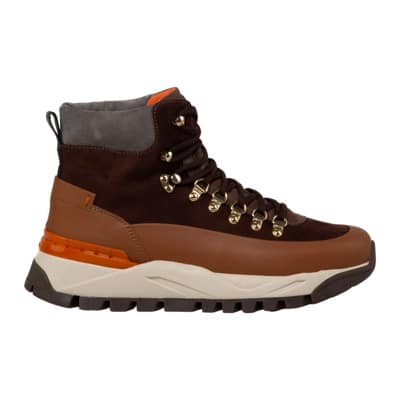 Leren Trekking Boot Santoni , Multicolor , Heren