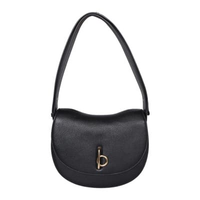 Leren tas van Burberry Burberry , Black , Dames