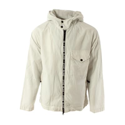 Lichtgewicht Heren Zomerjas Stone Island , White , Heren