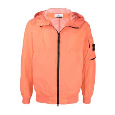 Lichtgewicht Jas Stone Island , Orange , Heren