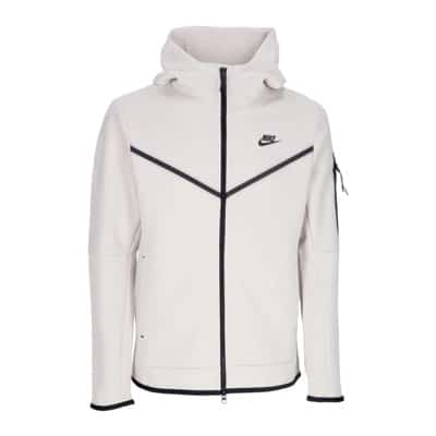 Lichtgewicht Zip Hoodie Tech Fleece Sportkleding Nike , Beige , Heren