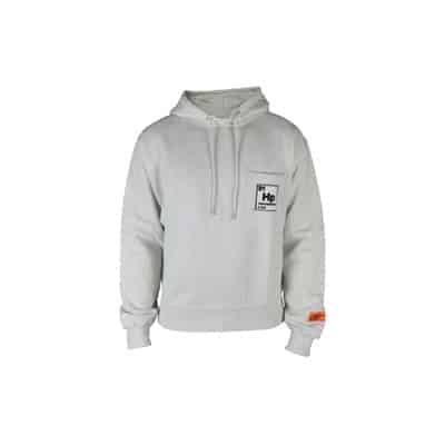 Lichtgrijze Katoenen Hoodie Heron Preston , Gray , Heren