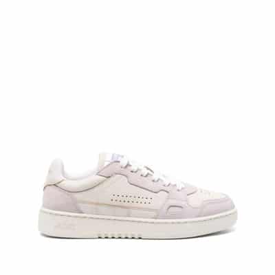 Lila Leren Sneakers met Panel Design Axel Arigato , Purple , Dames