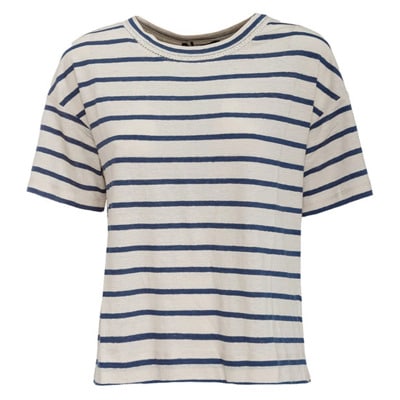 Linnen T-Shirt Max Mara Weekend , Blue , Dames