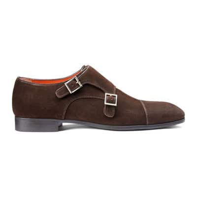 Loafers Santoni , Brown , Heren