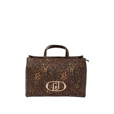 Luipaardprint Synthetische Shopper Tas Liu Jo , Brown , Dames