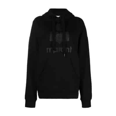 Mansel Sweat Shirt Zwarte Hoodie Isabel Marant Étoile , Black , Dames