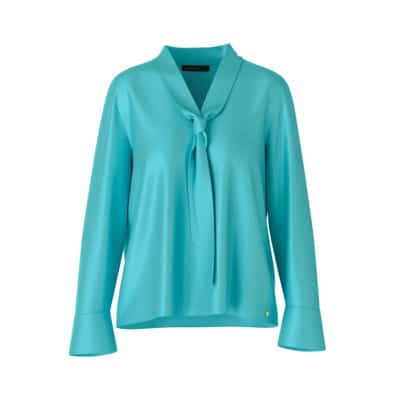 Marc Cain blouse strikkraag Marc Cain , Blue , Dames