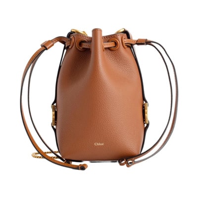 Marcie Micro Bucket Tas Chloé , Brown , Dames