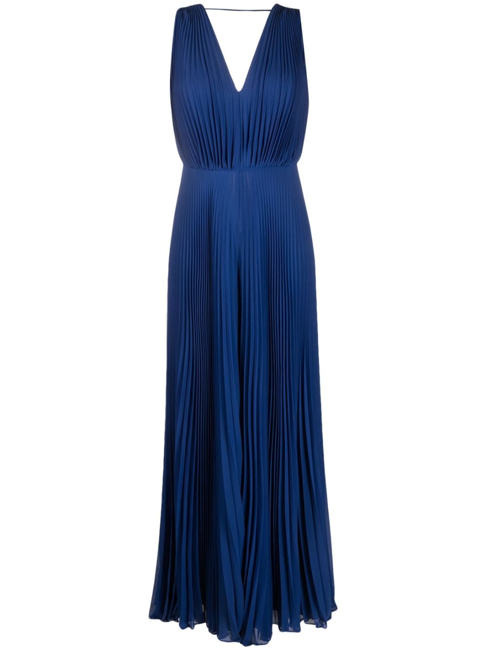 Max Mara Geplooide jumpsuit - Blauw