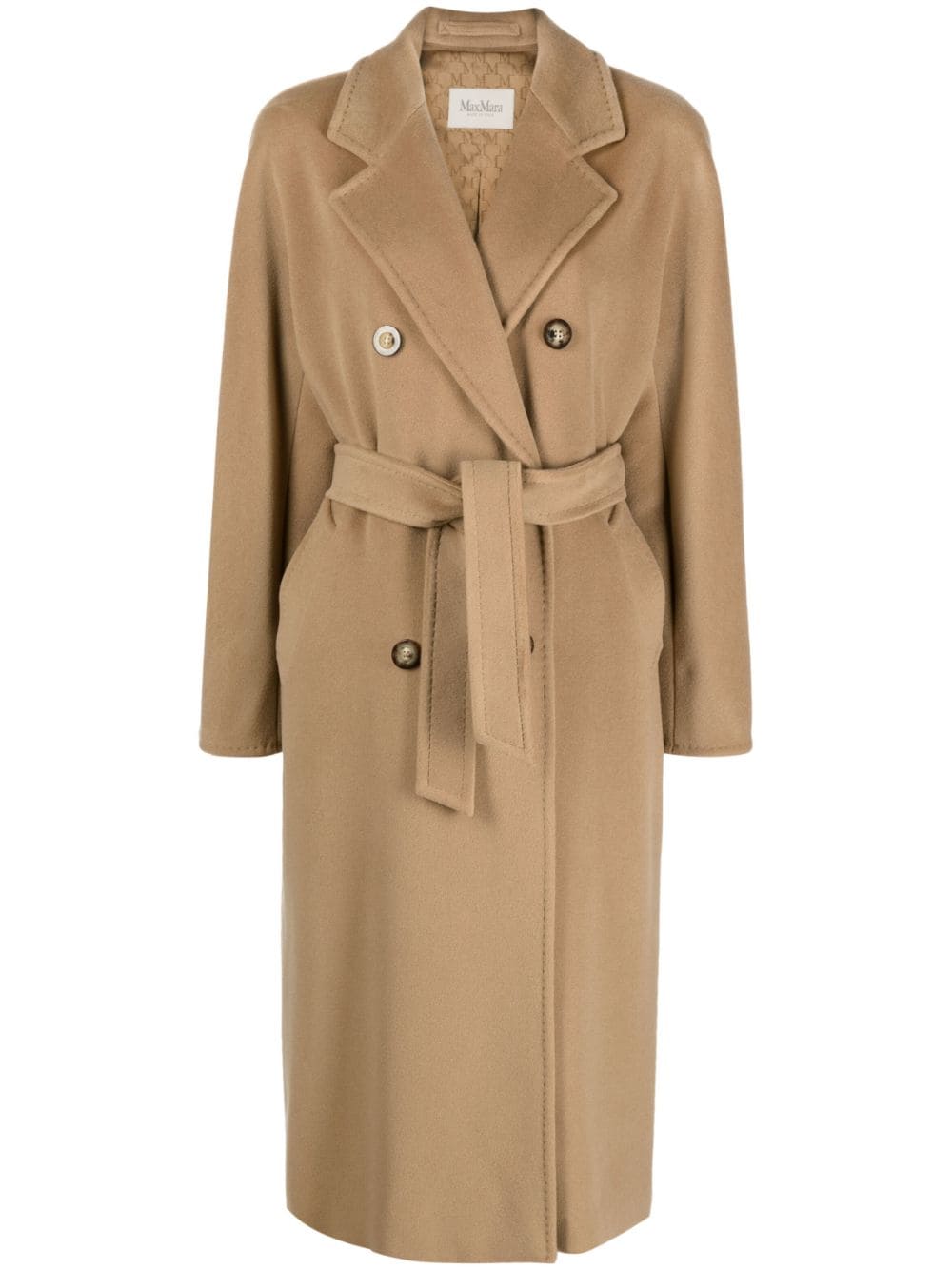 Max Mara Jas met ceintuur - Beige