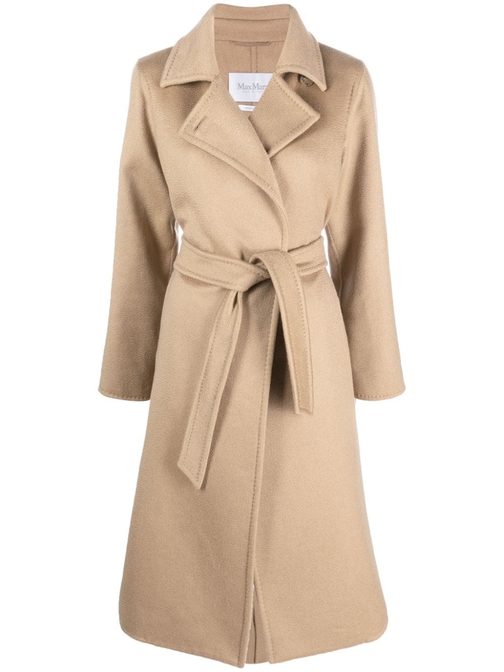 Max Mara Jas met ceintuur - Bruin