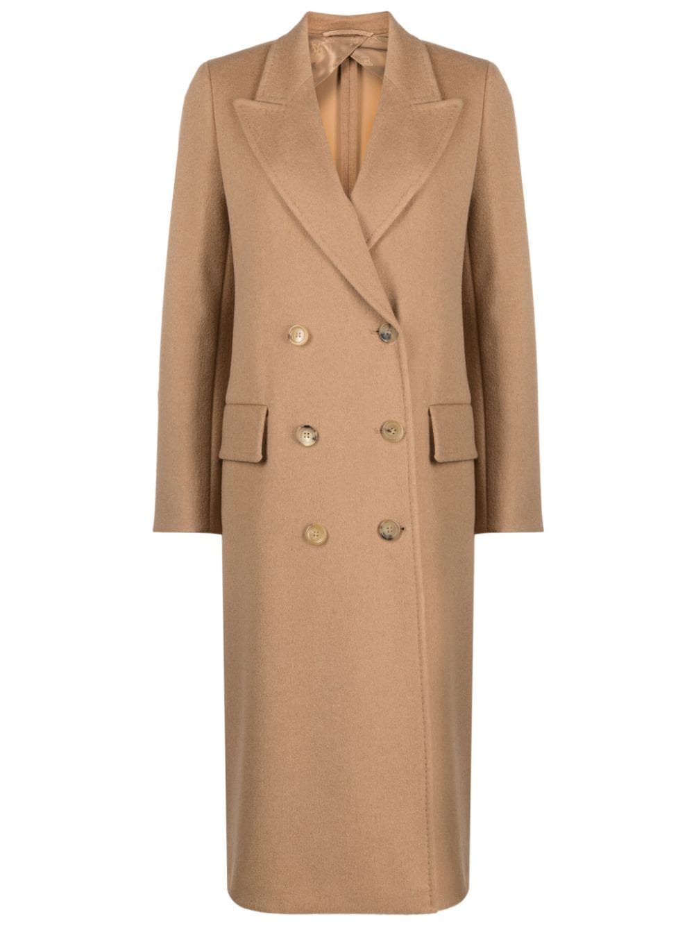 Max Mara Jas met dubbele rij knopen - Bruin