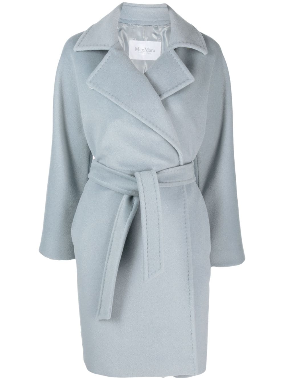 Max Mara Jas van wol-kasjmier mix - Blauw