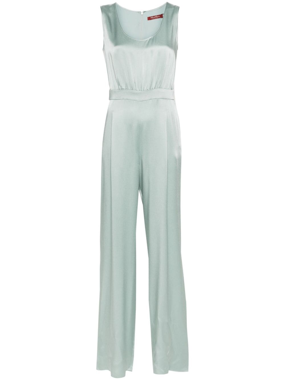 Max Mara Jumpsuit met wijde pijpen - Blauw