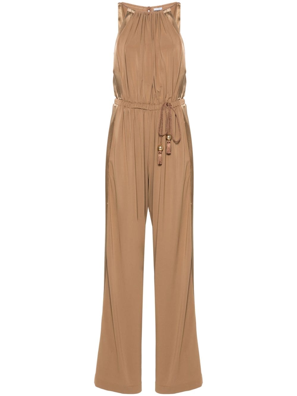 Max Mara Ubi jumpsuit met halternek - Bruin