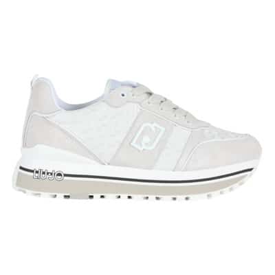 Maxi Wonder 71 Sneakers van leer en stof Liu Jo , Gray , Dames