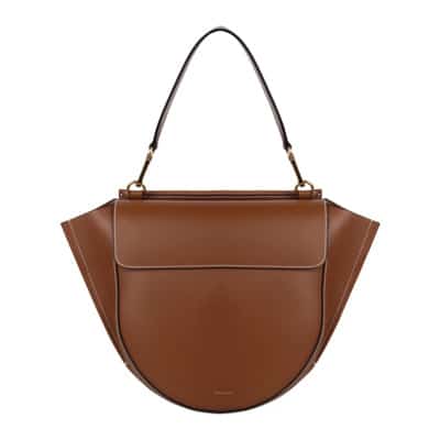 Medium Hortensia Leren Tas Wandler , Brown , Dames