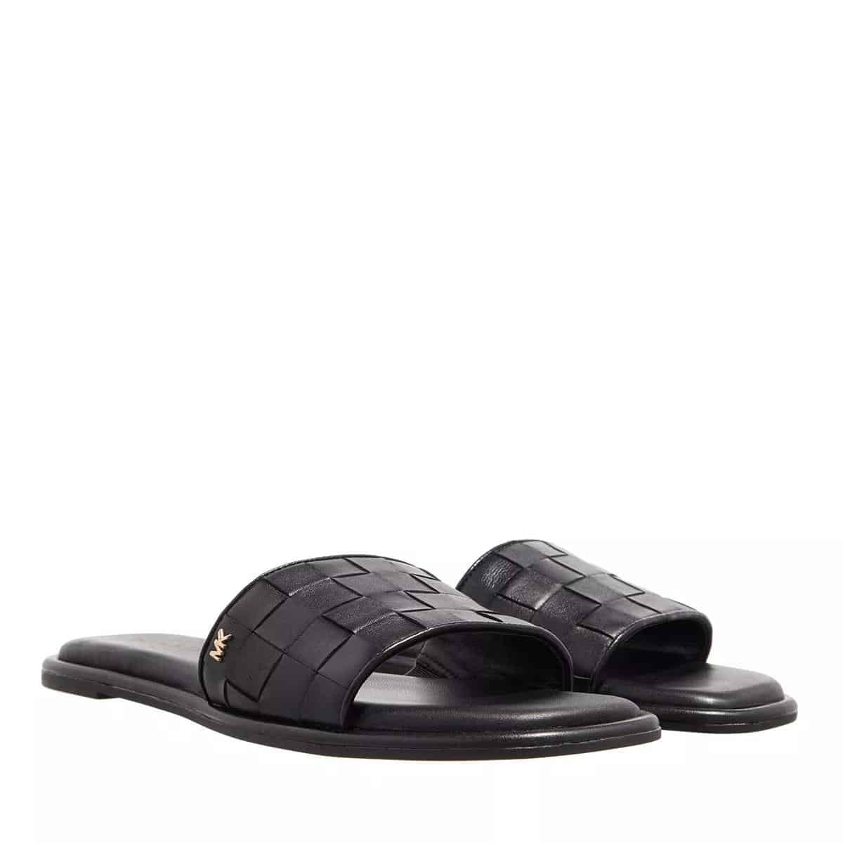 Michael Kors Sandalen - Hayworth Woven Slide in zwart