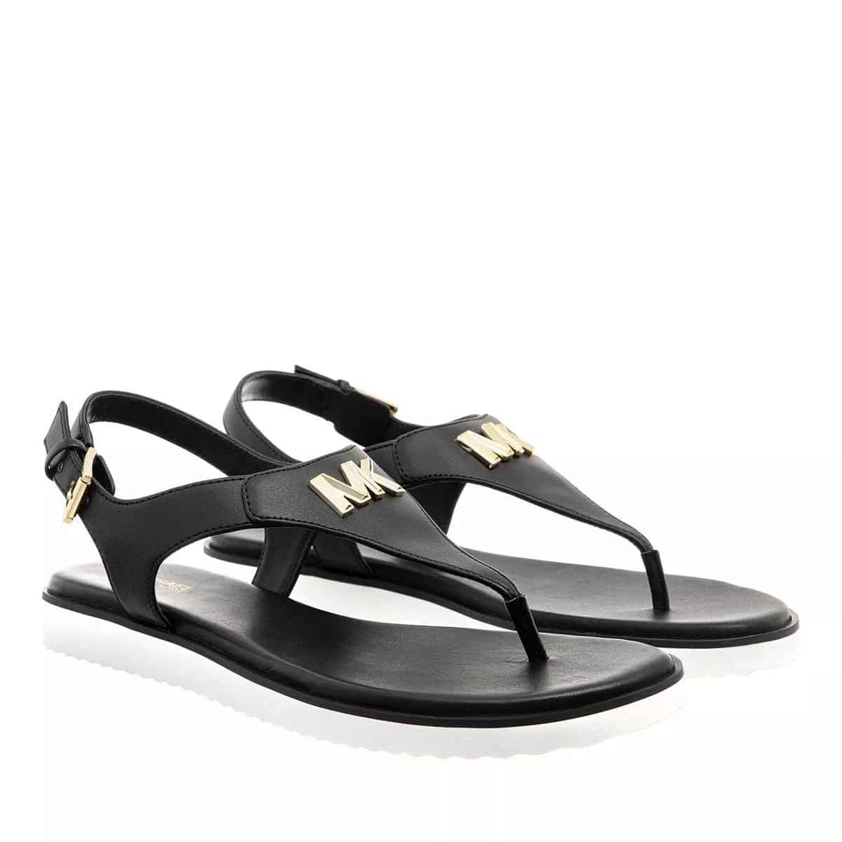 Michael Kors Sandalen - Jilly Flat Sandal in zwart