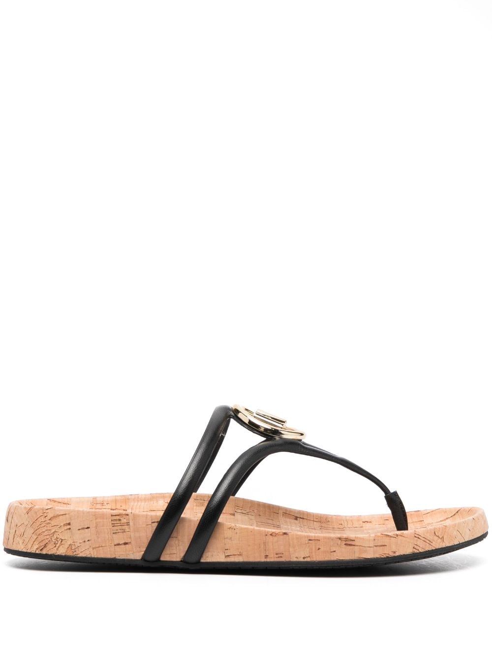 Michael Michael Kors Hampton teenslippers - Zwart