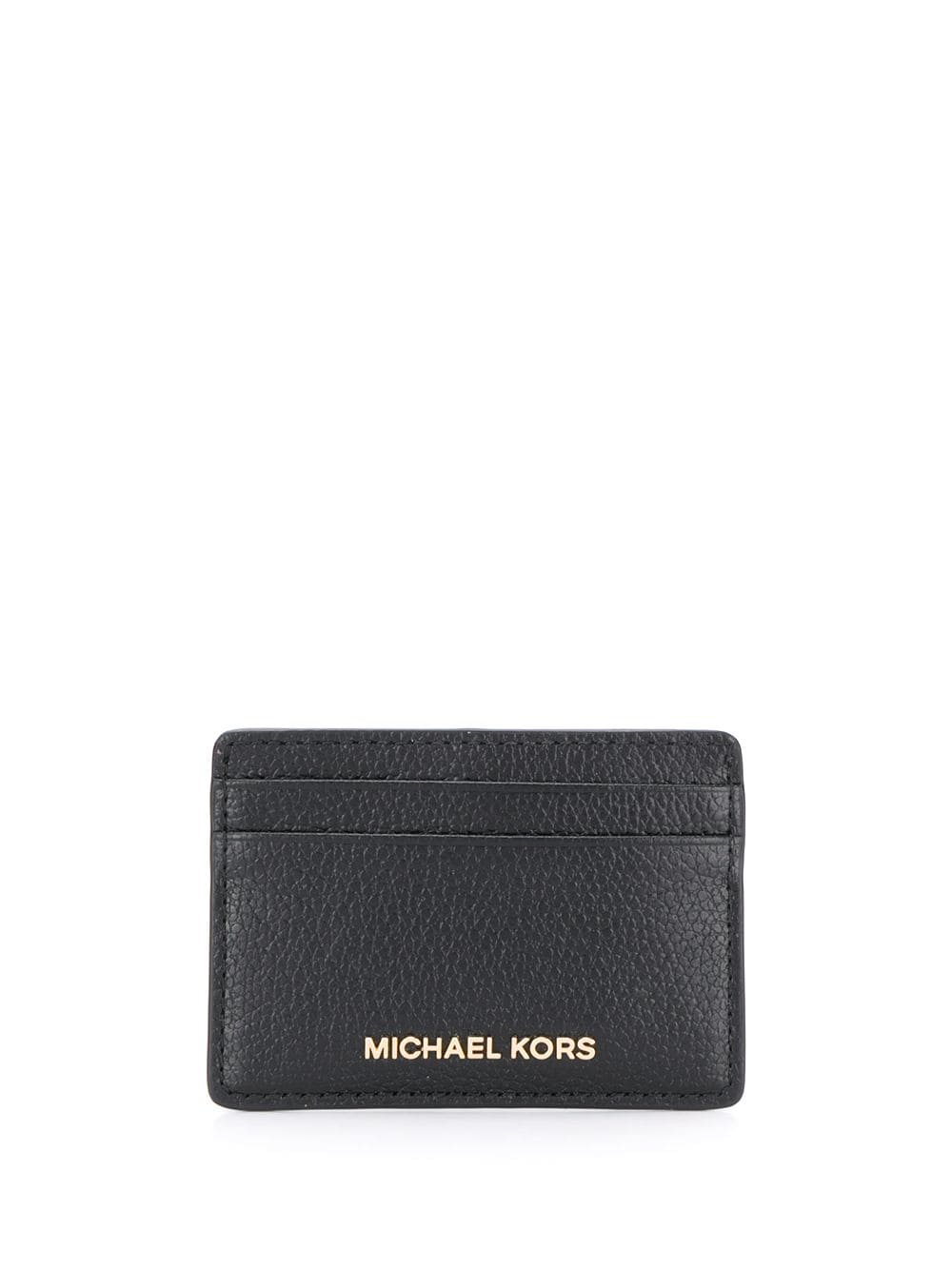 Michael Michael Kors Jet Set pasjeshouder - Zwart