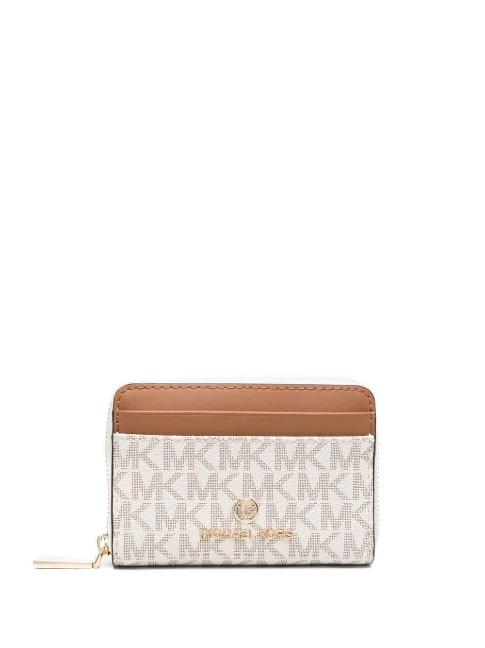 Michael Michael Kors Pasjeshouder met monogrampatroon - Wit