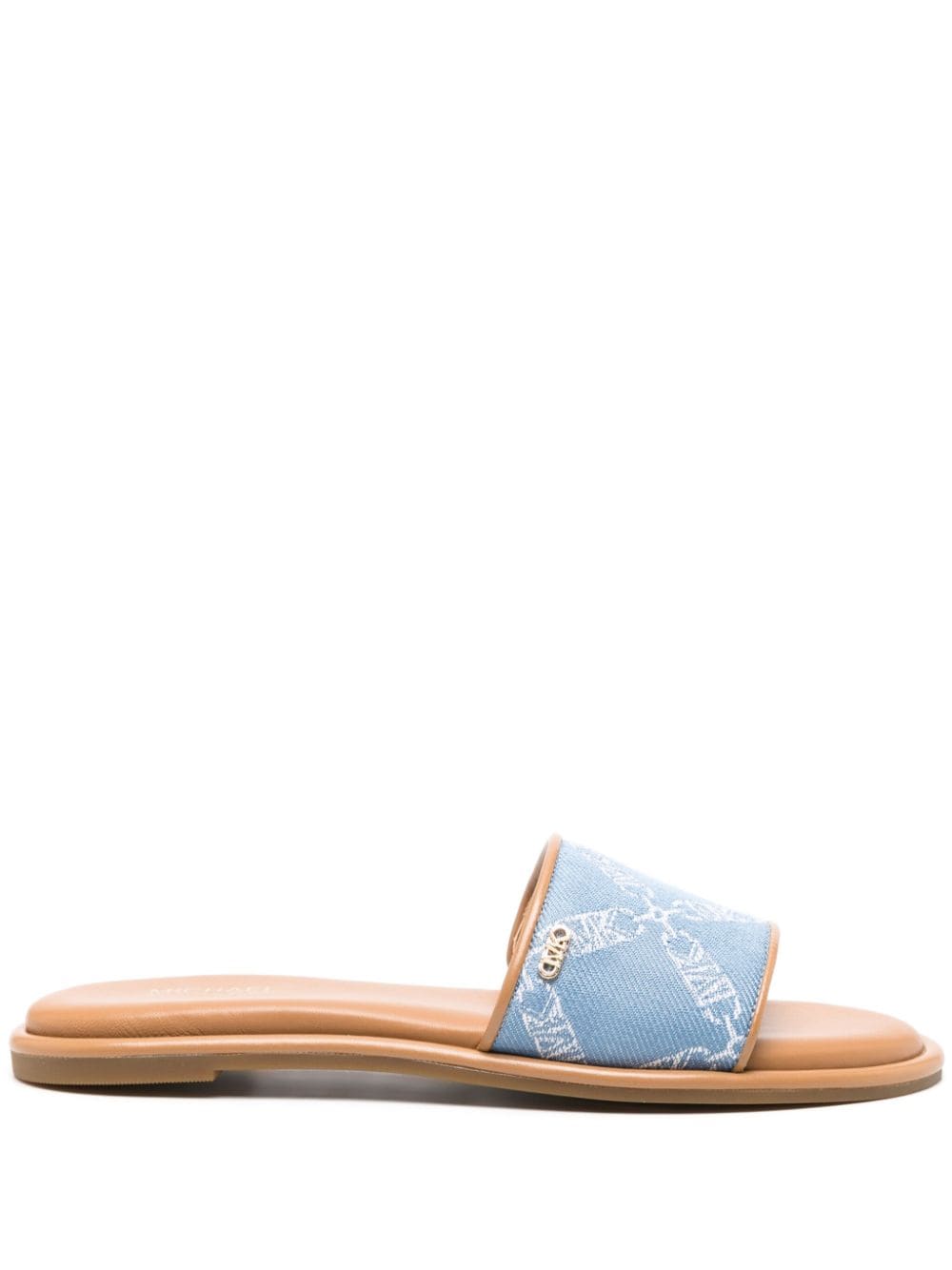 Michael Michael Kors Slippers met logoplakkaat en patroon - Blauw