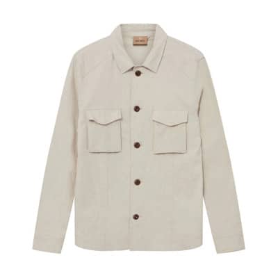 Milo Plage Overshirt MOS Mosh , Beige , Heren