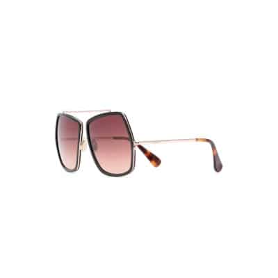 Mm0060 50F Zonnebril Max Mara , Brown , Dames