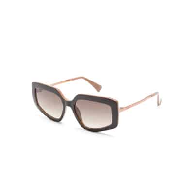 Mm0069 50F Zonnebril Max Mara , Brown , Dames