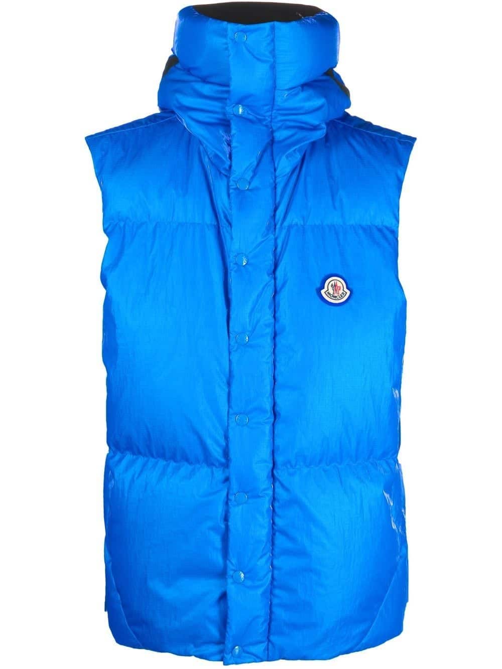 Moncler Bodywarmer met logo - Blauw