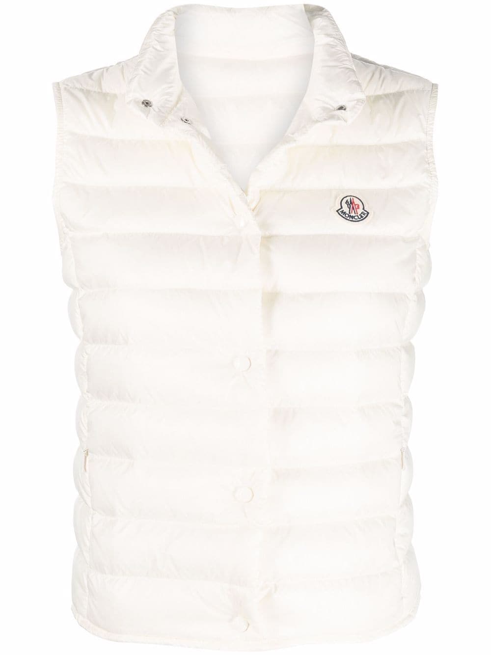 Moncler Bodywarmer met logo - Wit