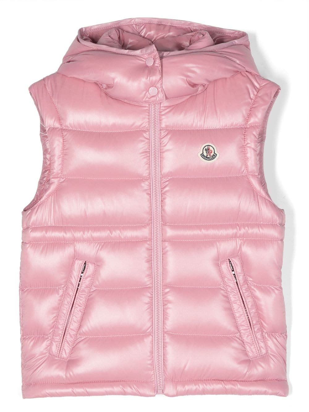 Moncler Enfant Bodywarmer met logo - Roze