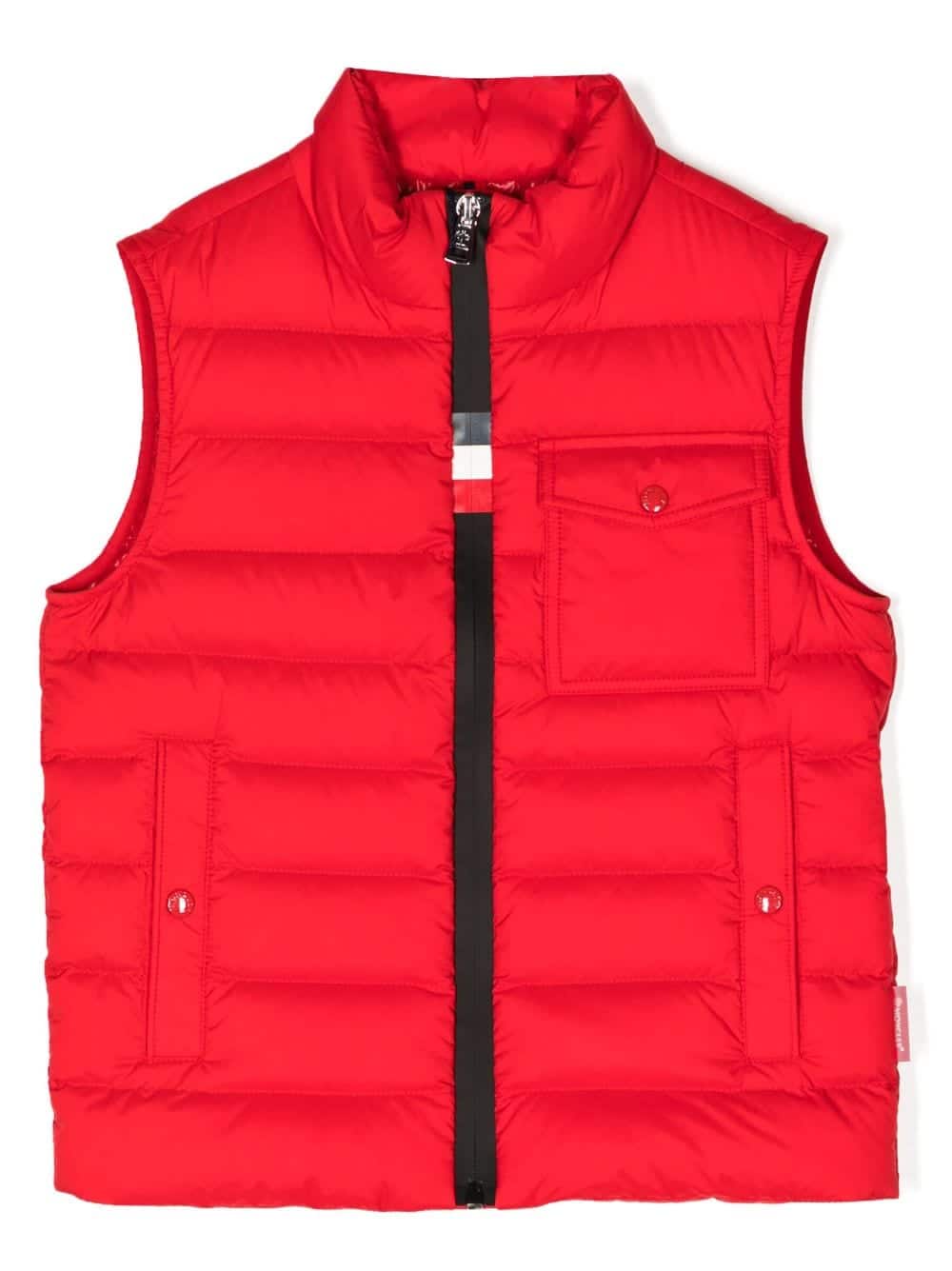 Moncler Enfant Bodywarmer met rits - Rood