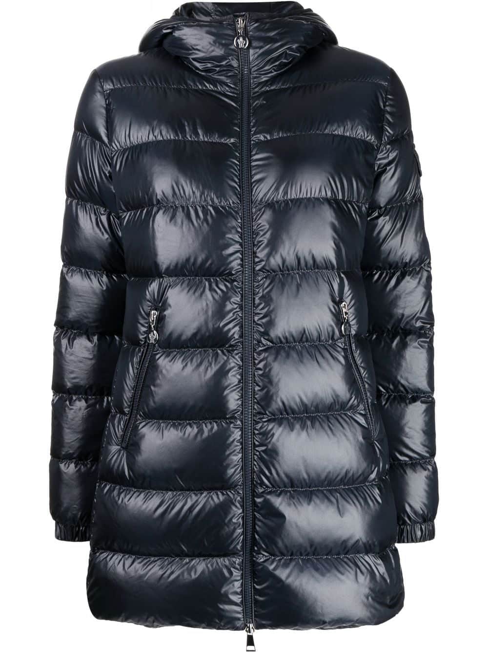 Moncler Jas met capuchon - Blauw