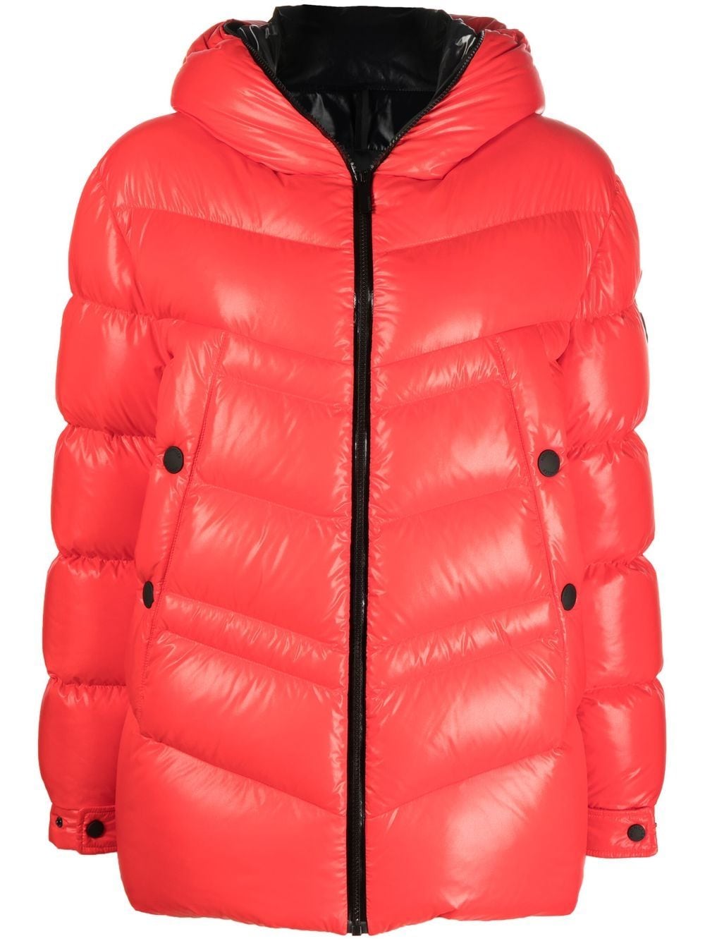 Moncler Jas met capuchon - Rood