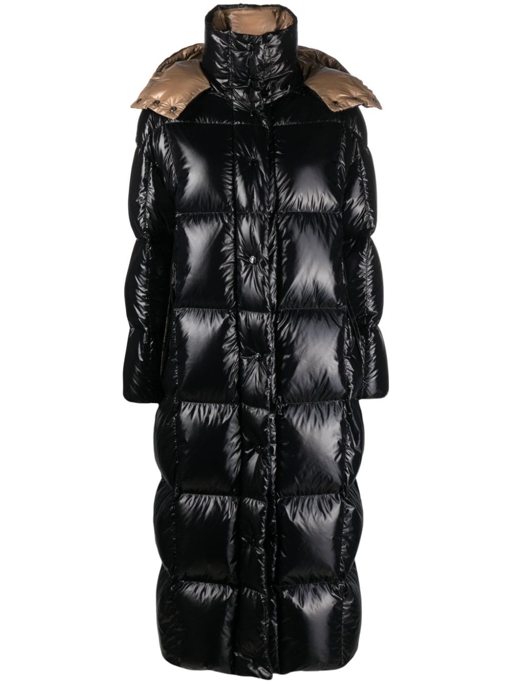 Moncler Jas met capuchon - Zwart