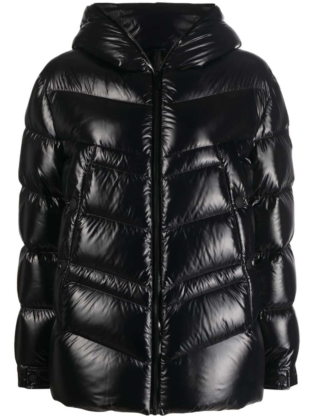 Moncler Jas met capuchon - Zwart