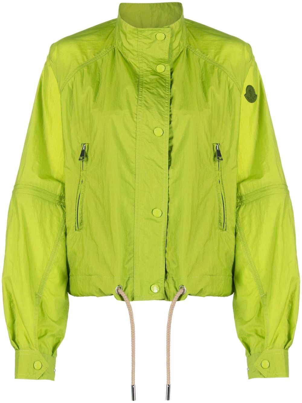 Moncler Jas met hoge hals - Groen